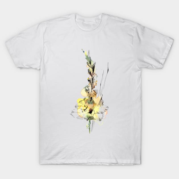 Gladiolus T-Shirt by Maria Mi Art